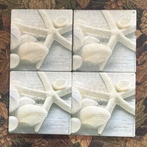 Thirstystone FS-BP2 Coasters - ‘Shells on Driftwood’